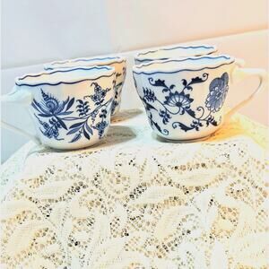 Blue Danube Demitasse Cups - 4